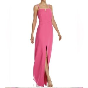 Laundry by Shelli Segal Luxe Crepe Gown Pink - Size 6
